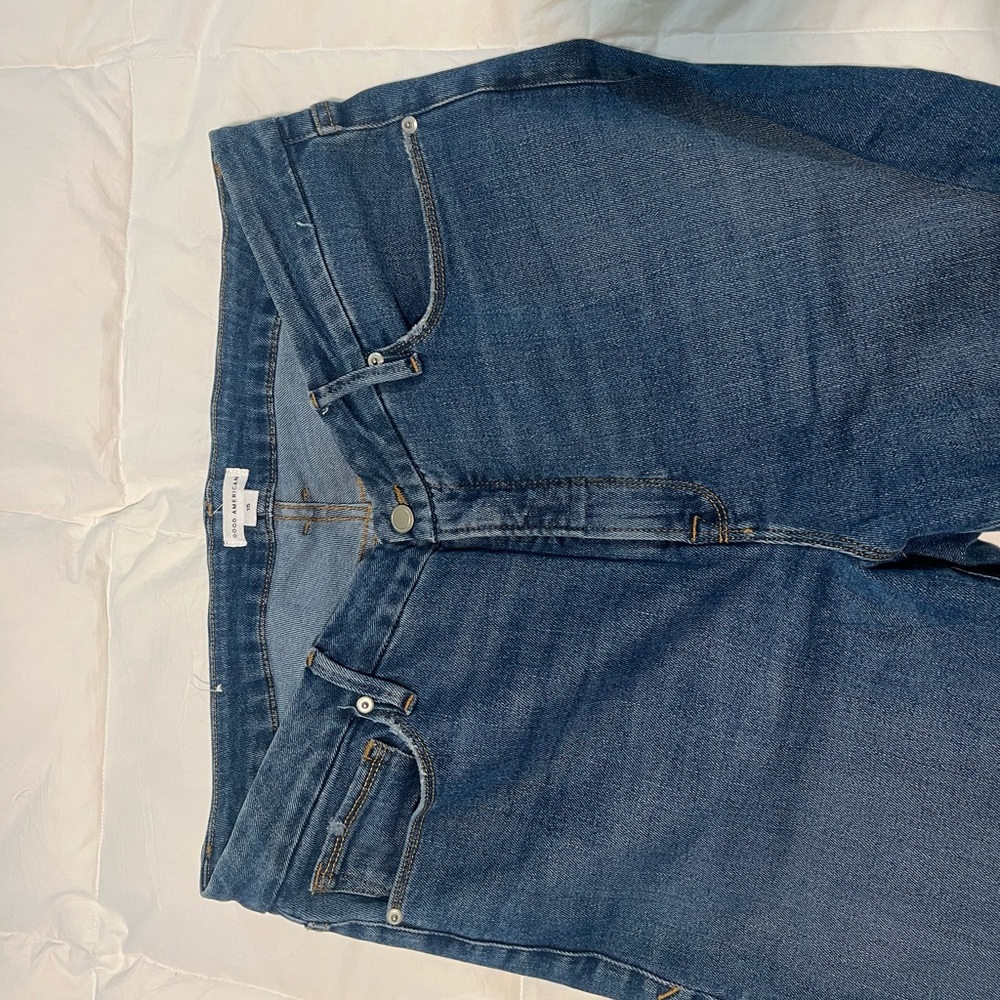 Good American Women's Boot Cut Jeans - Blue